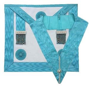 Regalia maçonnique personnalisée ODM, écologique, faite à la main, de haute qualité, idée cadeau idéale pour les anciens maîtres, tabliers et cols, cadeaux originaux - Product Image 1