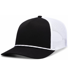 Casquette Snapback Personnalisée avec Cordon, Logo Personnalisé, Casquette Trucker 5 Panneaux en Maille, Polyester/Coton Imperméable, Couleurs Personnalisées, Sport, Golf, Protection Solaire - Product Image 1