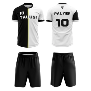 Tenue de football d'été unisexe fabriquée en usine, maillot OEM, vente en gros, approvisionnement en vrac, uniformes d'équipe de football personnalisés, respirants pour hommes - Product Image 2