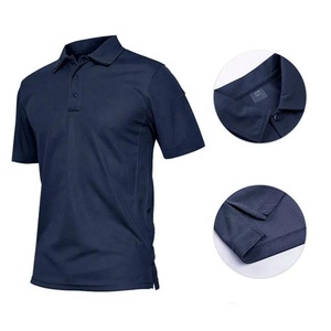 <b>Men</b> High Quality 100% Cotton Custom Solid Color Buttons Short Sleeve High Quality Sweatshirt Polo <b>T</b>-<b>shirt</b> for <b>Men</b> - Product Image 5