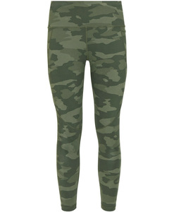 Women High Waisted Compression Sublimation Printed Thick Knee-Length <b>Legging</b> <b>with</b> Side and Back <b>Pockets</b> - Product Image 6
