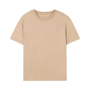 Camiseta de algodón 100% de alto gramaje para hombre al por mayor, manga corta, estilo urbano, corte holgado, cuello redondo, proveedor OEM ODM de marca privada - Product Image 3