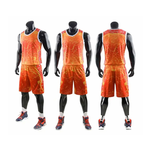 Conjuntos de pantalones cortos de baloncesto personalizables fabricados en fábrica diseños 3D totalmente sublimados de talla grande transpirable nombres personalizados números - Product Image 1