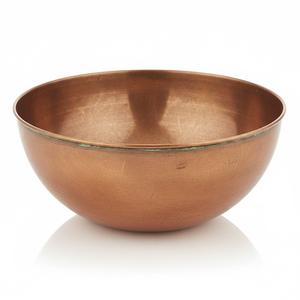 Increíble Tazón Redondo de Aluminio para Servir, con Acabado Antiguo en Latón, Perfecto para Servir Ensaladas y Sopas - Product Image 6