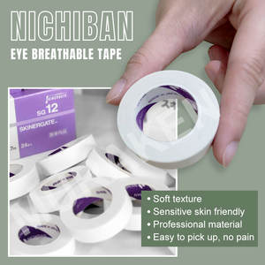 Bande adhésive Nichiban pour extensions de cils, pour les yeux sensibles, 24 pièces/boîte - Product Image 2