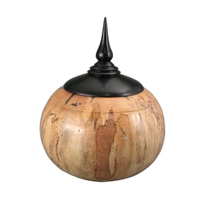 Urne funéraire personnalisée en bois naturel pour cendres d'adultes, design durable, pour services funéraires et crémations - Product Image 5