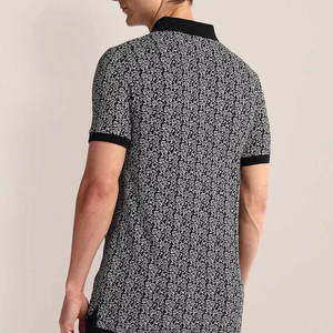 OEM de moda de alta calidad de los hombres Polos último diseño de media manga de punto de ropa hecha en fábrica al por mayor - Product Image 3