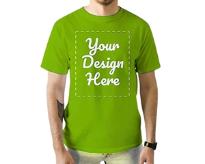 Camiseta gris de corte regular para hombre, diseño de letras con impresión personalizada, cuello redondo, manga corta, OEM, ODM, calidad premium - Product Image 2