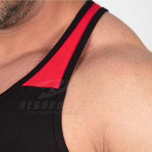 Camiseta sin mangas de alta calidad hecha de algodón 100% para hombres, ropa de Fitness, camiseta sin mangas de secado rápido para hombres, la mejor venta - Product Image 3