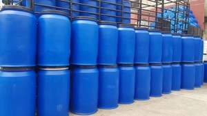 Baril en plastique 200 litres HDPE à dessus ouvert Fût en plastique bleu Fût en plastique de 55 gallons - Product Image 2
