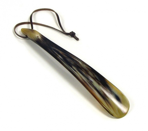 Premium Quality Handcrafted Natural Real Horn Shoehorn Luxury <b>Leather</b> Smooth Shoe Horn <b>Tool</b> - Product Image 6
