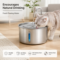 4L Steckbarer Katzenbrunnen mit großer Kapazität, automatischer Wasserspender für mehrere Katzen und Hunde, OEM ODM