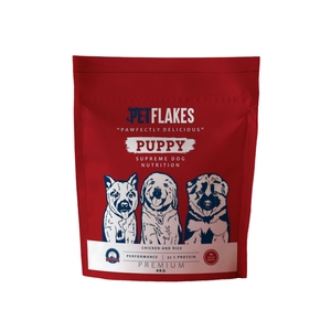 PetFlakes 4Kg de alta proteína orgánica para mascotas para cachorros sin sabores artificiales - Product Image 1