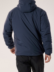 Chaqueta cortavientos de tendencia para exteriores para hombre, chaqueta informal con forro de malla repelente al agua empacable con logotipo personalizado - Product Image 2