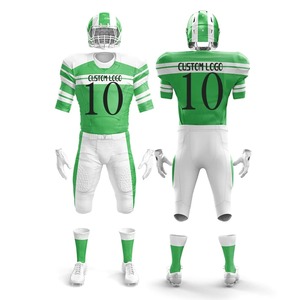 Uniformes de Fútbol Americano de la Mejor Calidad, 100% Poliéster, Antibacterianos, de Secado Rápido y Transpirables, Diseño Personalizado, Estampados, Tallas Grandes - Product Image 3