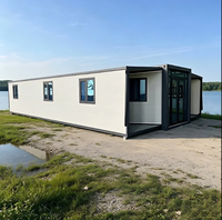 Maison conteneur préfabriquée modulaire extensible de 30 et 40 pieds pour l'hébergement des travailleurs saisonniers et du personnel agricole