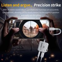 Convertisseur de casque 2-en-1 PLEXTONE GS1 avec interface Type C, prend en charge la charge rapide 60W pour téléphones mobiles et tablettes, 3,5 mm TYPE C