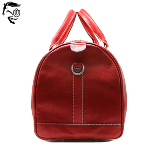 Precio de fábrica, bolsas de lona de cuero de Color sólido liso para viajar, bolsas de lona de moda para acampar al aire libre - Product Image 4