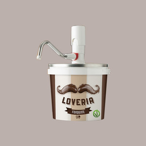 1 Piece Loveria Leagel Steel Dispenser for 5.5 Kg Jar Commercial Bakery <b>Equipment</b> for Spreadable Creams - Product Image 3