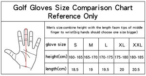 Gants de golf unisexes en cuir véritable souple avec logo personnalisé, gants de golf vierges lavables pour le sport en peau de mouton pour enfants. - Product Image 6