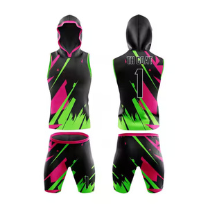 Professional American Flag <b>Football</b> Uniforms High Quality 7V7 Uniform For Training Sublimation Customize <b>Football</b> Uniform - Product Image 5