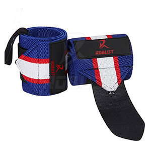 Poignets élastiques en néoprène de haute qualité Ceinture de fitness respirante avec logo personnalisable pour l'haltérophilie - Product Image 1