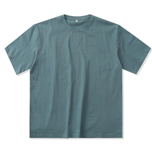 เสื้อยืดสีดำคอกลมสำหรับผู้ชายเสื้อยืดสีพื้นสำหรับฤดูร้อน - Product Image 5