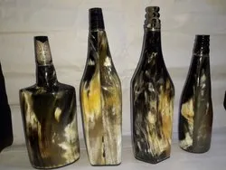 Botella para beber de cuerno de buey con logotipo personalizable de alta calidad, 500ml, botella de cuerno vikingo de búfalo Natural, recipiente para beber con cuerno de vaca - Product Image 6