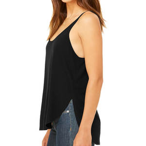 Loose Fit Womens Flowy Crop Tank Top - Product Image 3