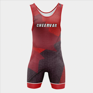 Nuevo Modelo 2026, Singlet de Lucha Libre Personalizado con Impresión por Transferencia de Calor, 100% Poliéster, Transpirable, de Secado Rápido, Alta Calidad, Personalizable - Product Image 1