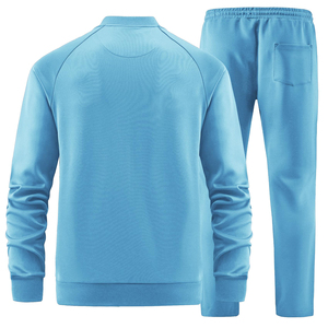 2025 Men's Sportswear Tracksuit Blank 480g 100%Polyester Fleece Breathable Winter Heavyweight <b>Zip</b> <b>up</b> <b>Jacket</b> Sweatpants Unisex - Product Image 4