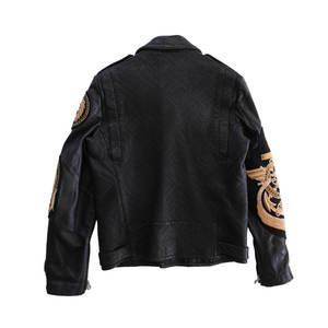 Chaquetas de cuero bordadas personalizadas para hombre de buena calidad chaqueta de cuero de invierno para hombre a la venta chaquetas de moda cómodas - Product Image 2