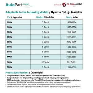 หัวเกียร์หนังแบบแบนสำหรับ BMW ซีรีส์ 5 รุ่น E34, E60, F10 - Product Image 2