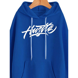 Sudadera con Capucha Extra Grande de Primera Calidad 100% Algodón para Hombre, Impresión de Logotipo Personalizado para Ropa Urbana de Invierno, Opciones OEM/ODM para Pedidos al por Mayor - Product Image 2