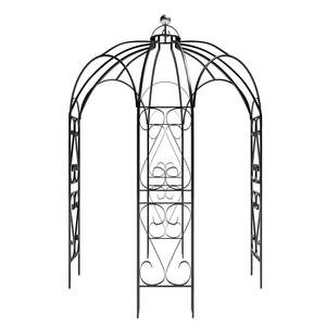 Arco de jardín Boda Plantas trepadoras Arco para césped Patio trasero Patio Decoración Metal europeo - Product Image 6