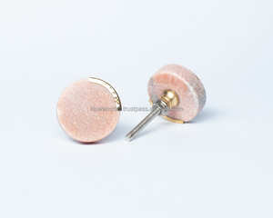 Boutons de marbre modernes exclusifs Boutons de tiroir de porte décoratifs modernes pour armoires de cuisine chambre à coucher hôtel-pour décor de meubles de commode - Product Image 3