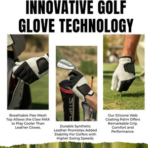 Activités de plein air personnalisées, lavables en été, fabrication professionnelle, vente à chaud de gants de golf en silicone Spandex en peau de mouton durable - Product Image 2