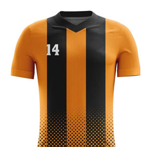 Uniforme de fútbol de alta calidad para ropa deportiva Impresión de logotipo personalizado Uniformes de fútbol de media manga en varios colores - Product Image 5