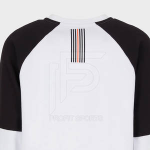 Dos tonos Premium 100% algodón polar hombres pulóver sudadera de gran tamaño invierno patrón sólido diseño forrado - Product Image 6