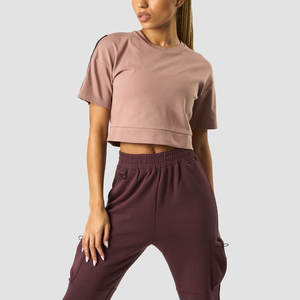 Camiseta Corta de Algodón con Logotipo Personalizado de Moda, en Color Sólido, 100% Algodón, Diseños Personalizados, Camiseta Corta con Logotipo Personalizado - Product Image 1