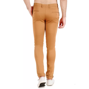 Pantalon et pantalon chino pour hommes de taille plus de couleur unie à la mode pantalon chino solide confortable de conception personnalisée pour les hommes - Product Image 3