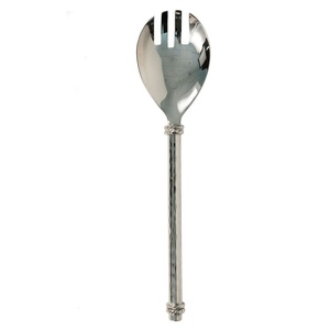 Juego de Ensaladera de Acero Inoxidable Martillado Pulido con Cuchara y Tenedor, Vajilla Ecológica - Product Image 2