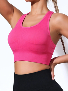 Sujetador deportivo personalizado de alta calidad para mujer, ropa de entrenamiento, ropa de gimnasio, de Yoga Top, estampado ecológico de talla grande, novedad de 2025 - Product Image 4