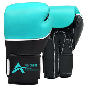 Gants de MMA professionnels avec logo personnalisé Gants de boxe en cuir personnalisés pour l'entraînement de Muay Thai - Product Image 1