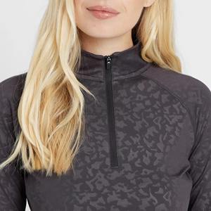 Chemises d'équitation imprimées de haute qualité en gros pour femmes, hauts d'équitation à demi-zip, couches de base, séchage rapide, légers, pour femmes - Product Image 5