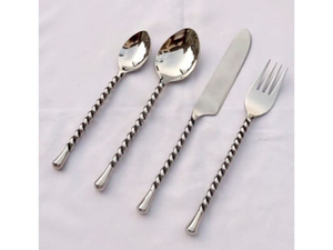 Contemporary Mealware Kit Premium Stainless Steel <b>Spoon</b> <b>Fork</b> <b>Knife</b> <b>Set</b> for Family Dining and Special Occasions - Product Image 6