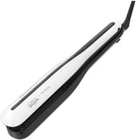 Lisseur à vapeur blanc Steampod avec plaques en tourmaline, chauffe rapide, fer à vapeur pour des cheveux lisses et brillants