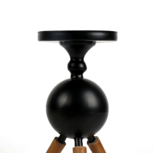 เชิงเทียนไม้ที่ทันสมัยไม่ซ้ำใครสำหรับบ้านจัดแต่งบ้านที่แสดงโต๊ะห้องนั่งเล่นห้องนอนตกแต่งด้วยงานฝีมือจากอินเดีย - Product Image 6