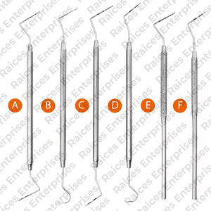 La mejor calidad superior Dental eliminación de dientes Shaping Scalers Venta al por mayor Dental Scaler Sondas de cuidado bucal dental de doble extremo - Product Image 1