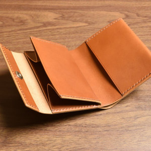 Billeteras de cuero con estilo para hombre y mujer, tarjetero pequeño, a la moda, color marrón, Adimani, unicolor - Product Image 4